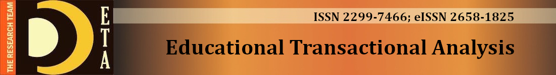 Educational Transactional Analysis, ISSN 2299-7466  eISSN 2658-1825